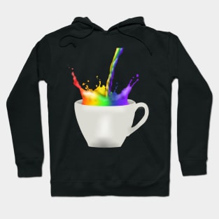 Rainbow Coffee Hoodie